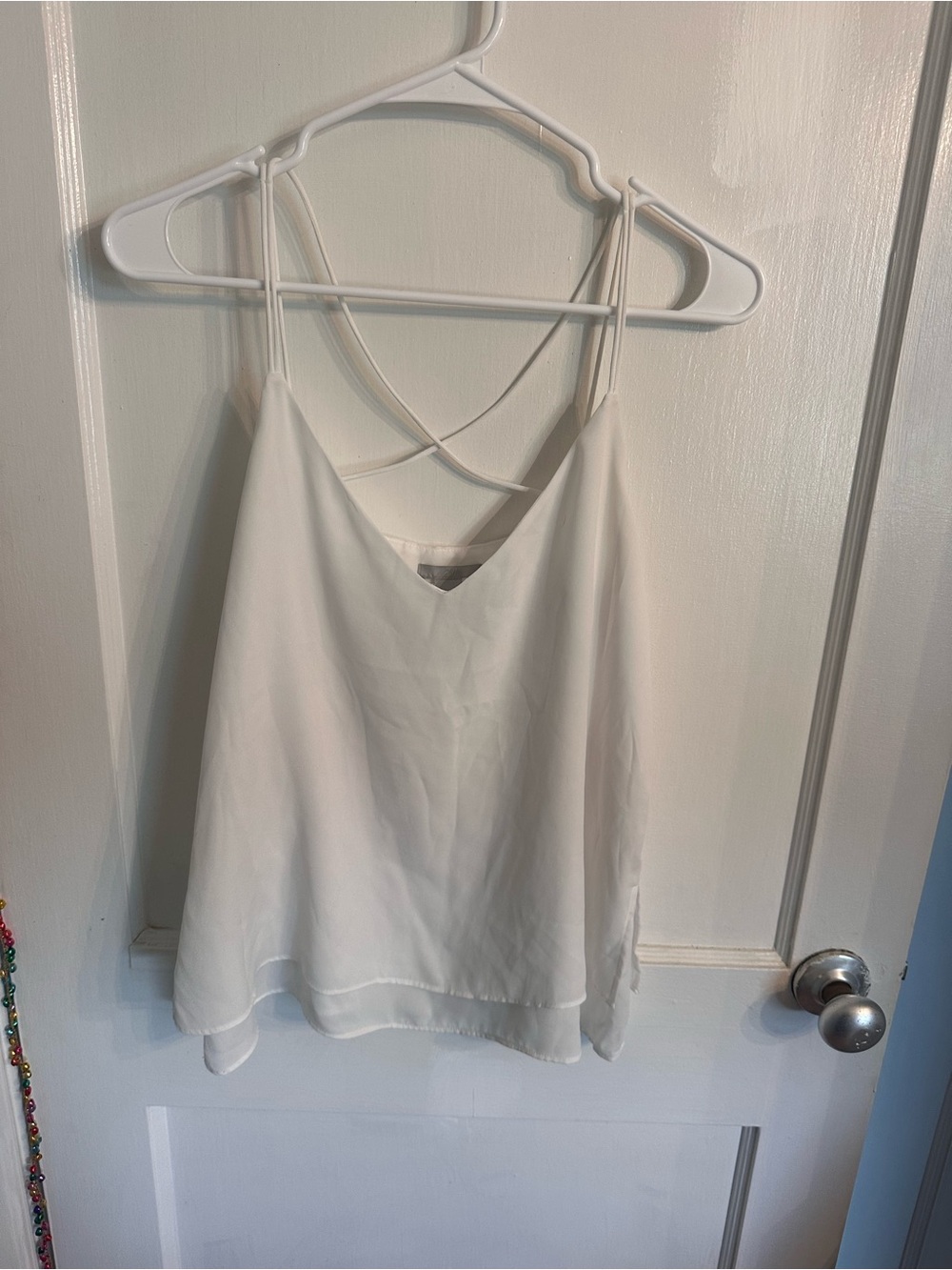 H&M Size 8 White Tank Top